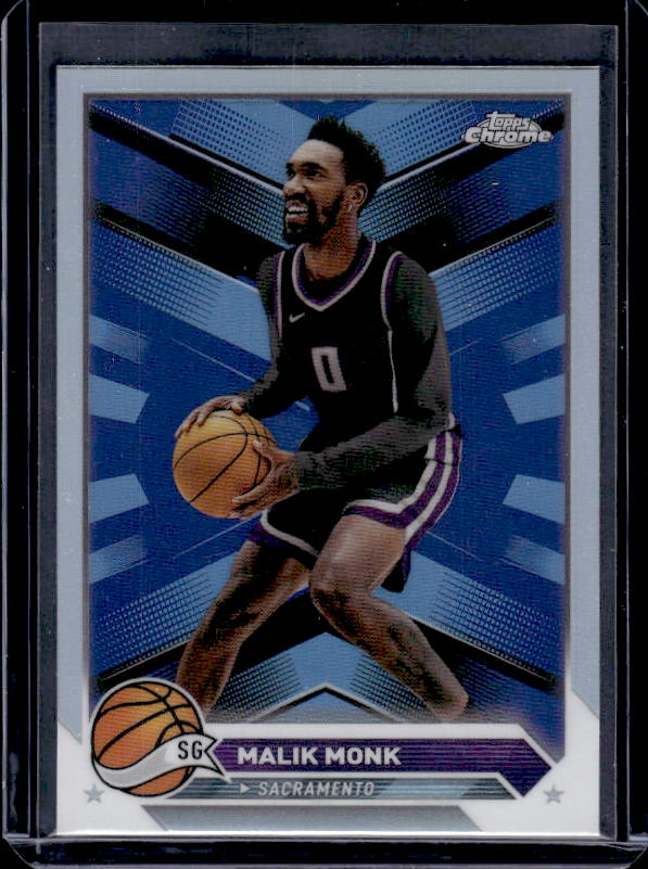 2023-24 Topps Chrome #130 Malik Monk Refractors