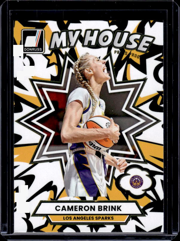2025 Donruss WNBA #14 Cameron Brink My House Press Proof