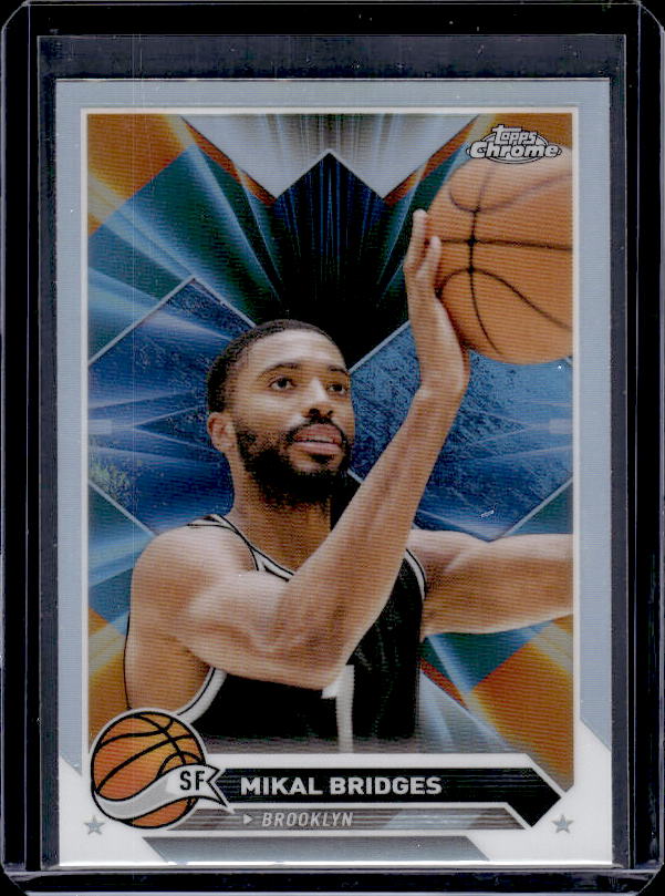 2023-24 Topps Chrome #2 Mikal Bridges Refractors