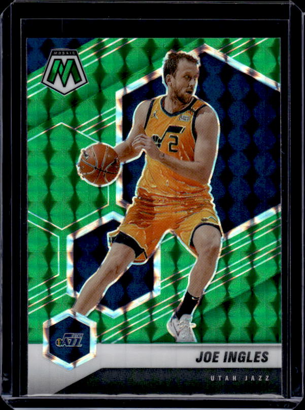 2020-21 Panini Mosaic #8 Joe Ingles Mosaic Green