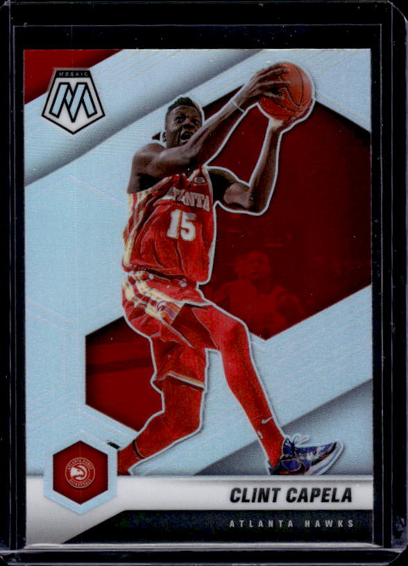 2020-21 Panini Mosaic #102 Clint Capela Silver