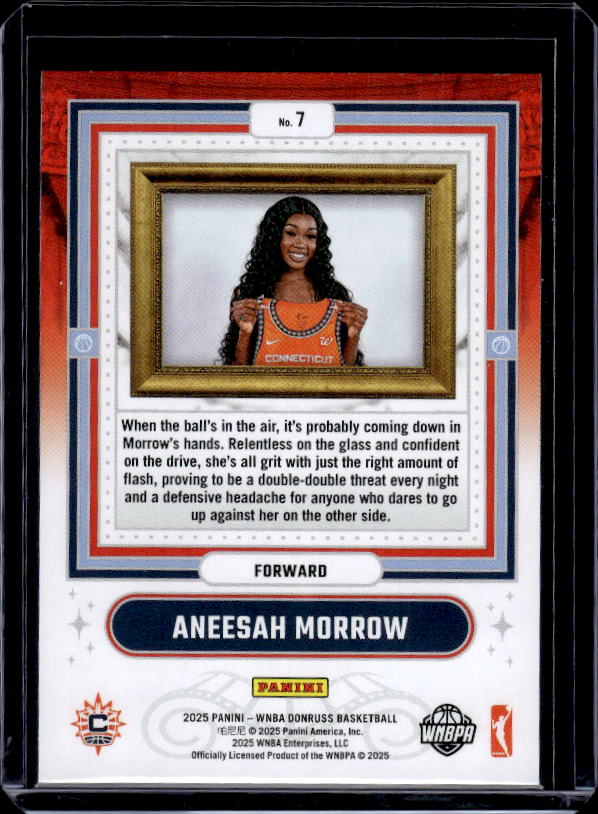 2025 Donruss WNBA #7 Aneesah Morrow Franchise Features Press Proof