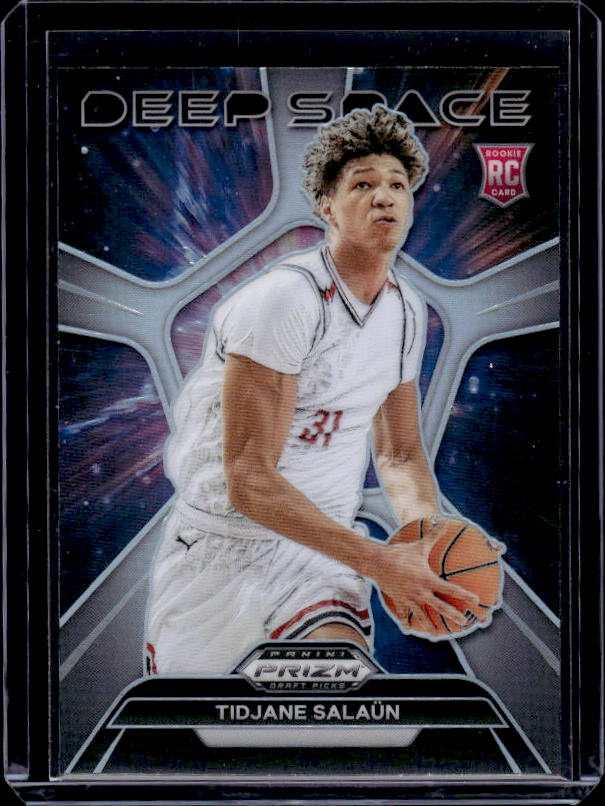 2024 Panini Prizm Draft Picks #9 Tidjane Salaun Deep Space Prizms Silver