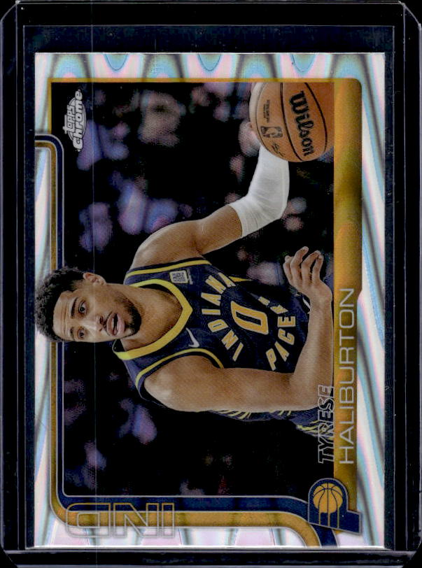 2025-26 Topps Chrome #3 Tyrese Haliburton RayWave Refractor