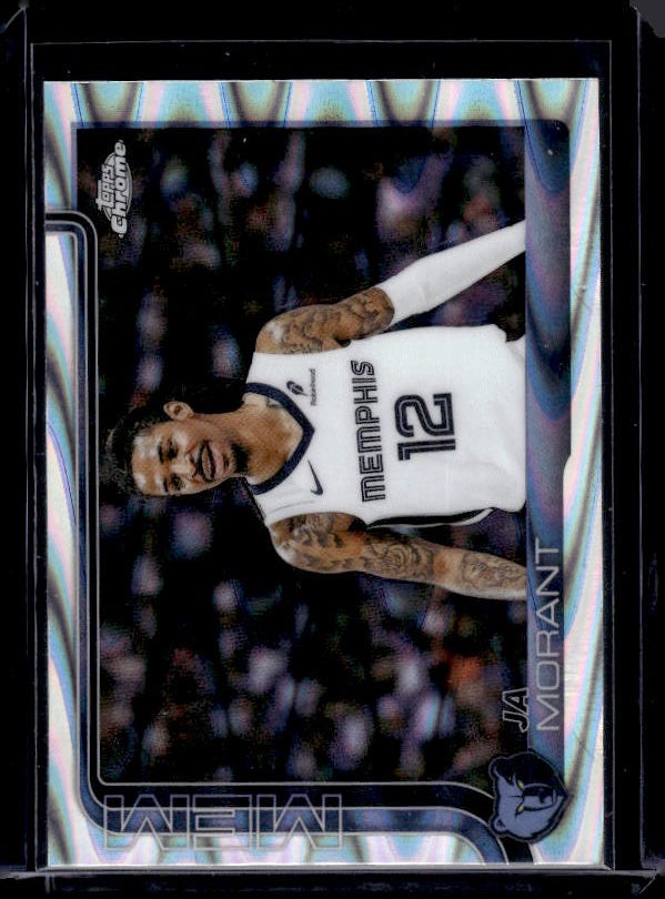 2025-26 Topps Chrome #158 Ja Morant RayWave Refractor