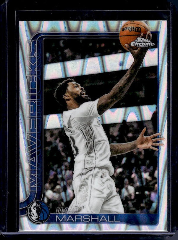 2025-26 Topps Chrome #28 Naji Marshall RayWave Refractor
