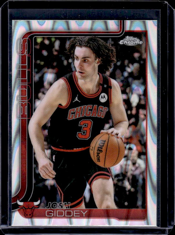 2025-26 Topps Chrome #48 Josh Giddey RayWave Refractor