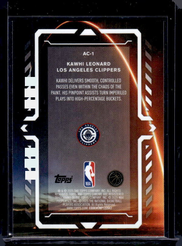 2025-26 Topps Chrome #AC-1 Kawhi Leonard Activators
