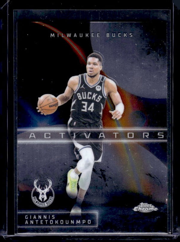 2025-26 Topps Chrome #AC-4 Giannis Antetokounmpo Activators