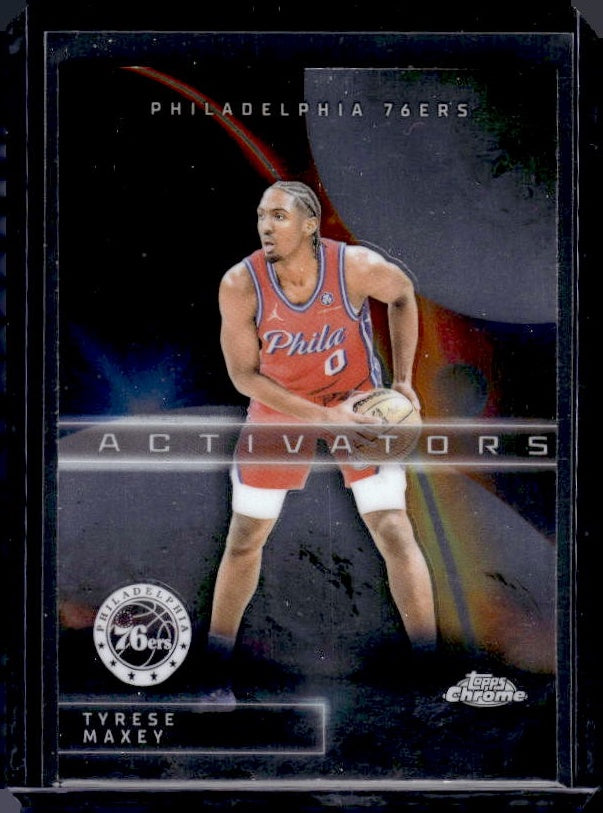 2025-26 Topps Chrome #AC-6 Tyrese Maxey Activators