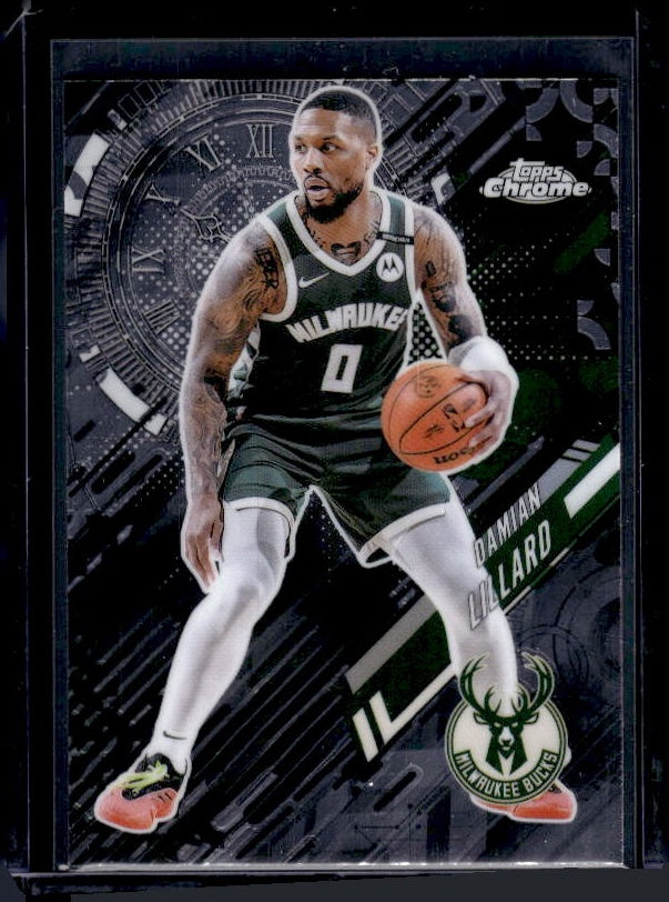 2025-26 Topps Chrome #GT-10 Damian Lillard Go Time