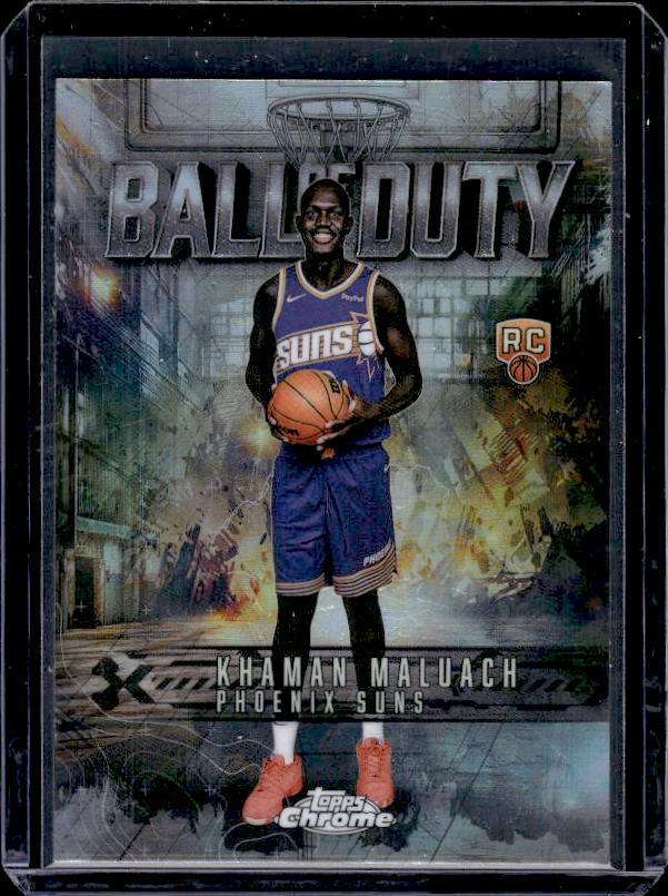 2025-26 Topps Chrome #BD-25 Khaman Maluach Ball of Duty Refractor
