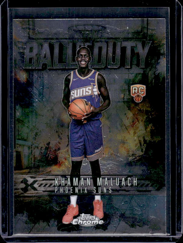 2025-26 Topps Chrome #BD-25 Khaman Maluach Ball of Duty