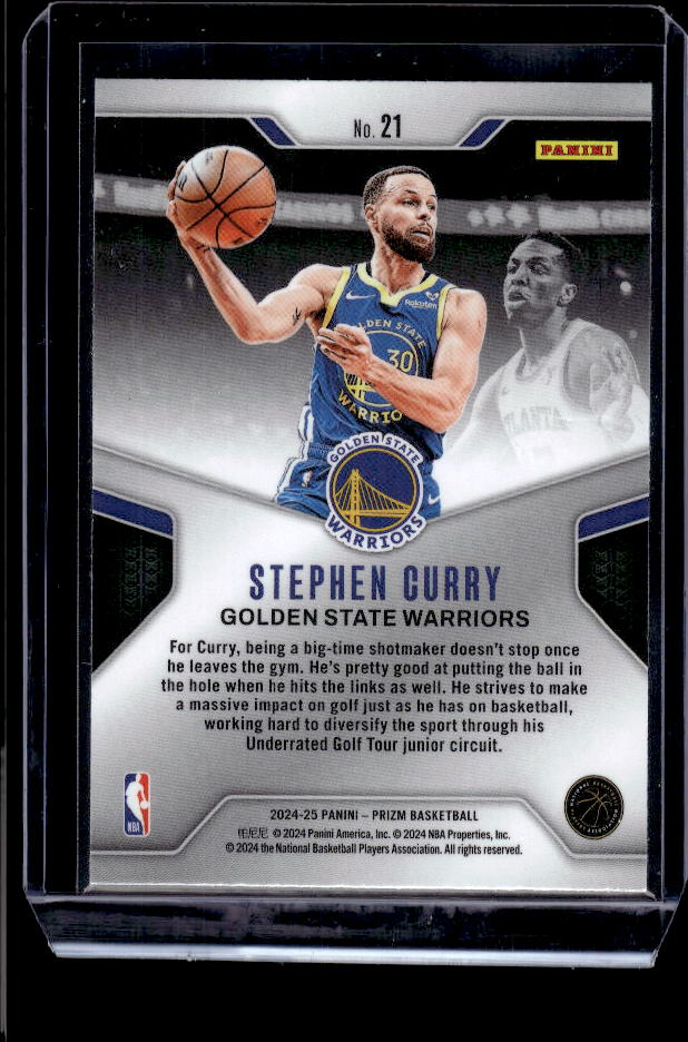2024-25 Panini Prizm #21 Stephen Curry Dominance