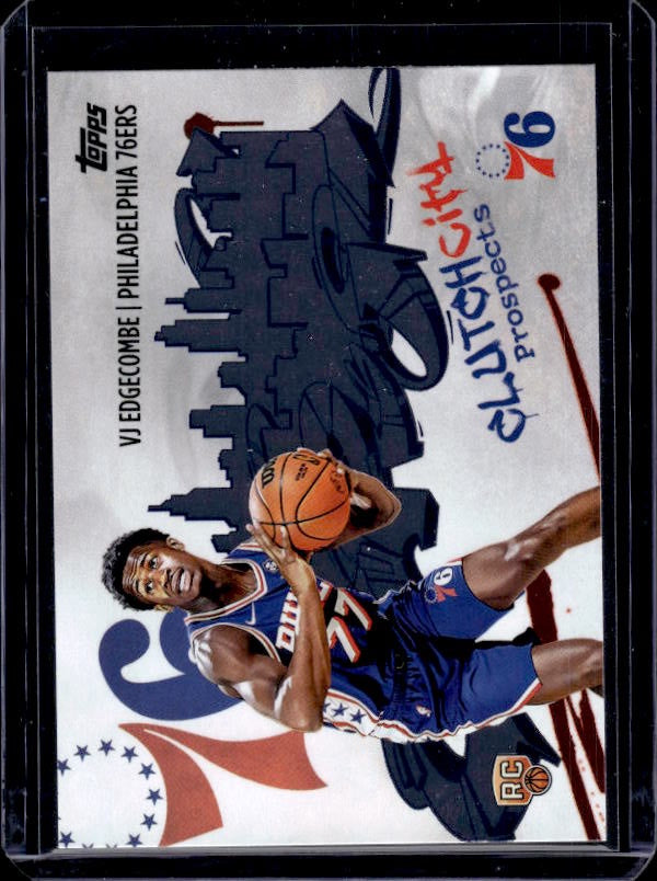 2025-26 Topps #CC-3 VJ Edgecombe Clutch City Prospects