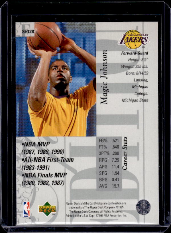 1995-96 Upper Deck #SE128 Magic Johnson Special Edition