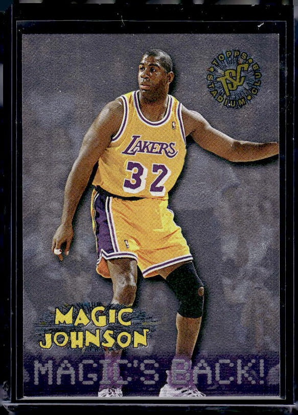 1995-96 Stadium Club #361 Magic Johnson Members Only