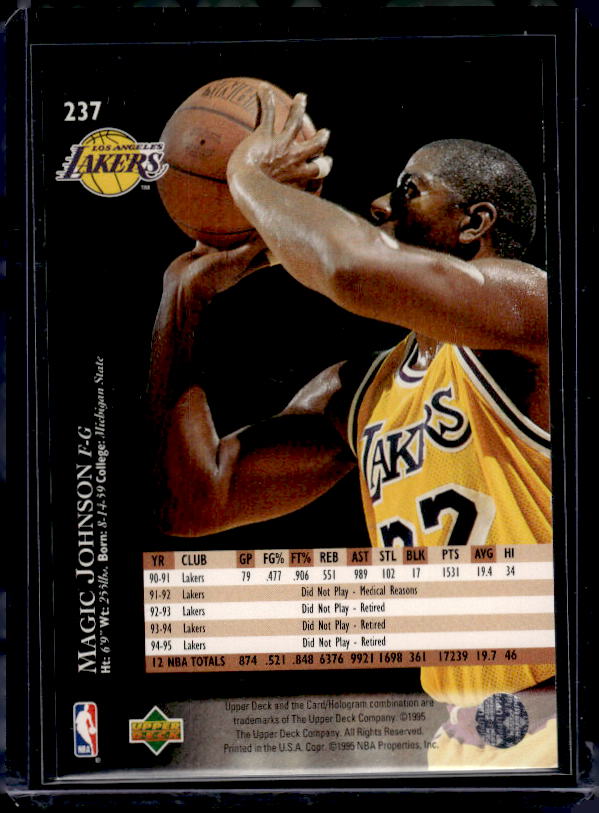 1995-96 Upper Deck #237 Magic Johnson