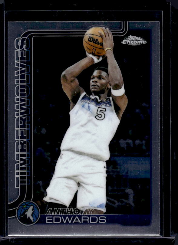 2025-26 Topps Chrome #151 Anthony Edwards