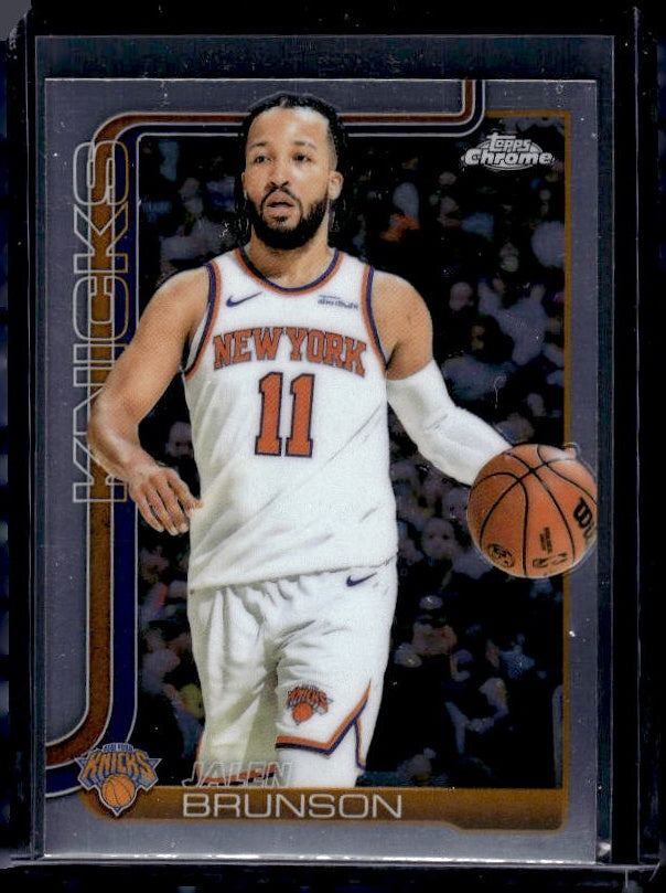 2025-26 Topps Chrome #101 Jalen Brunson