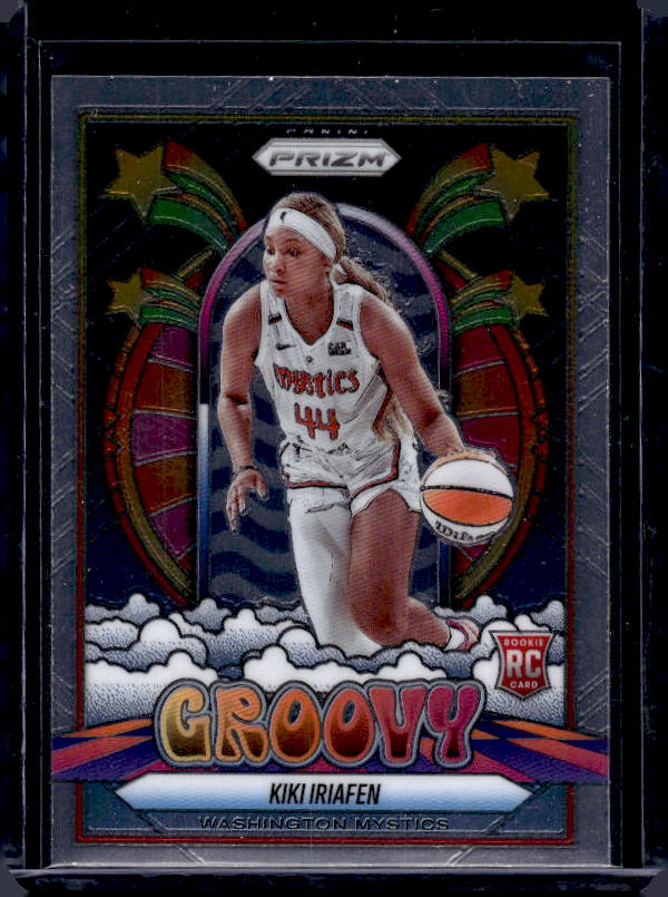 2025 Panini Prizm #15 Kiki Iriafen Groovy
