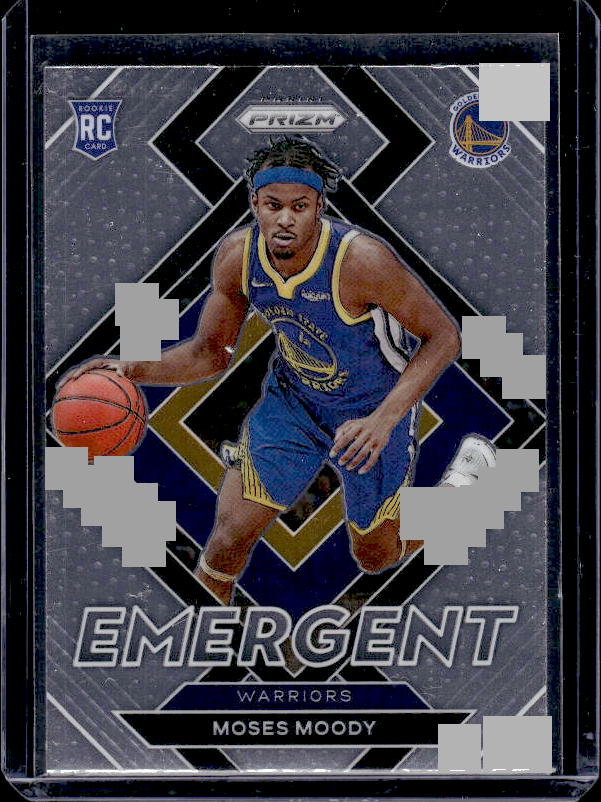 2021-22 Panini Prizm #16 Moses Moody Emergent