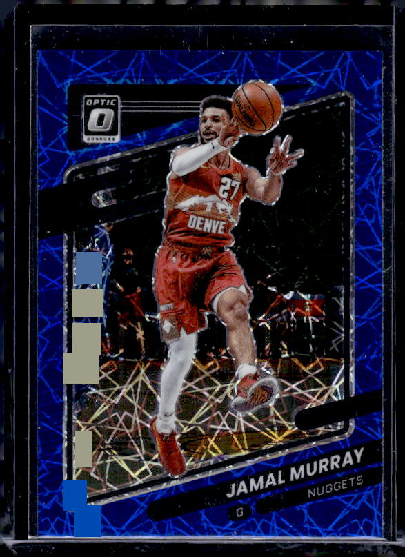 2021-22 Donruss Optic #43 Jamal Murray Blue Velocity