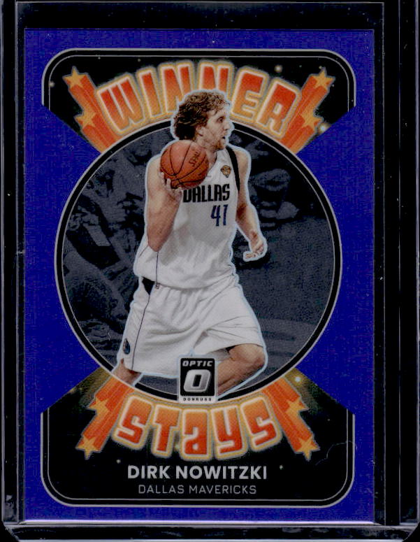 2021-22 Donruss Optic #20 Dirk Nowitzki Winner Stays Purple