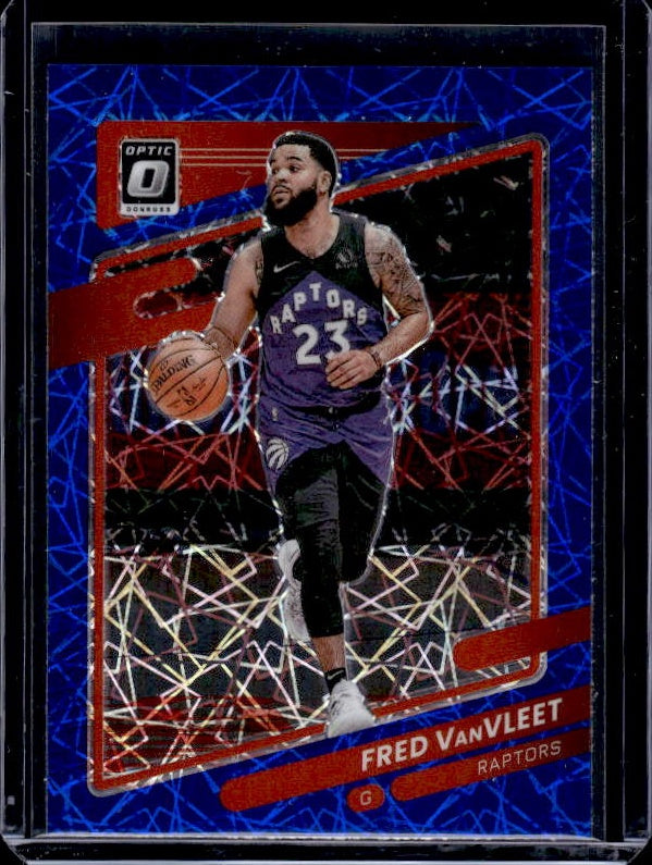 2021-22 Donruss Optic #1 Fred VanVleet Blue Velocity