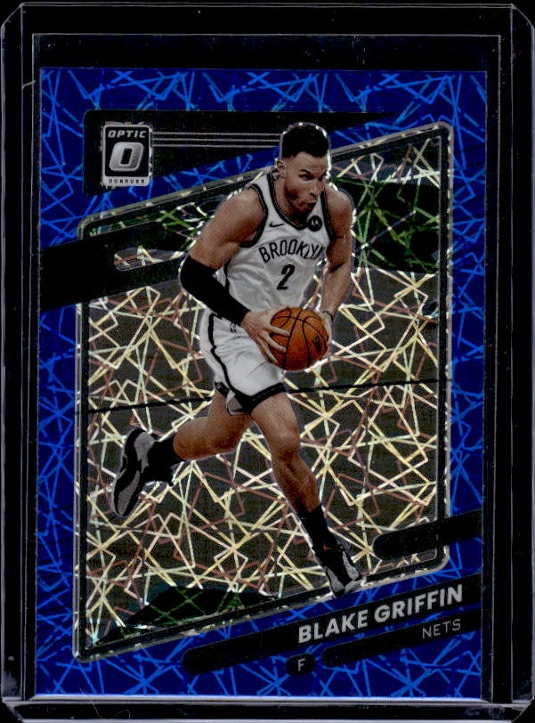 2021-22 Donruss Optic #102 Blake Griffin Blue Velocity