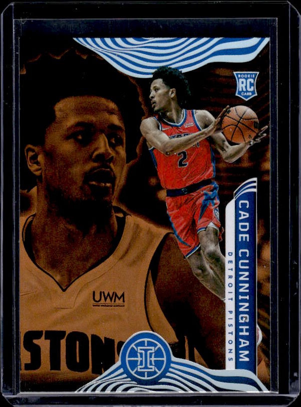 2021-22 Panini Illusions #151 Cade Cunningham Orange