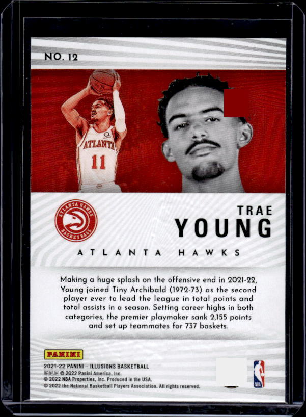 2021-22 Panini Illusions #12 Trae Young Intriguing Players Orange