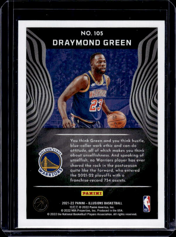 2021-22 Panini Illusions #105 Draymond Green Emerald