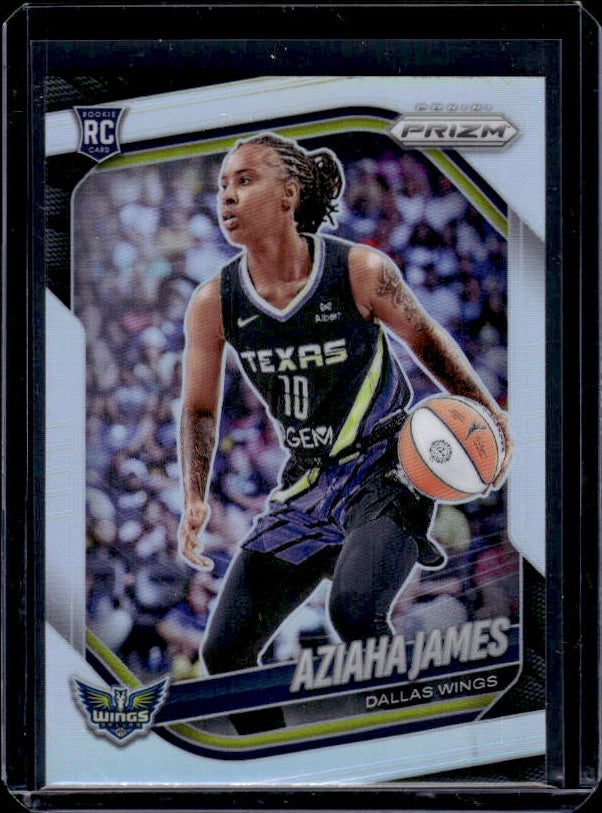 2025 Panini Prizm WNBA #83 Aziaha James Silver Prizms