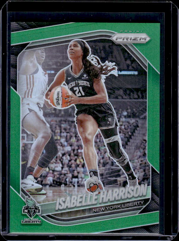 2025 Panini Prizm WNBA #12 Isabelle Harrison Green Prizms