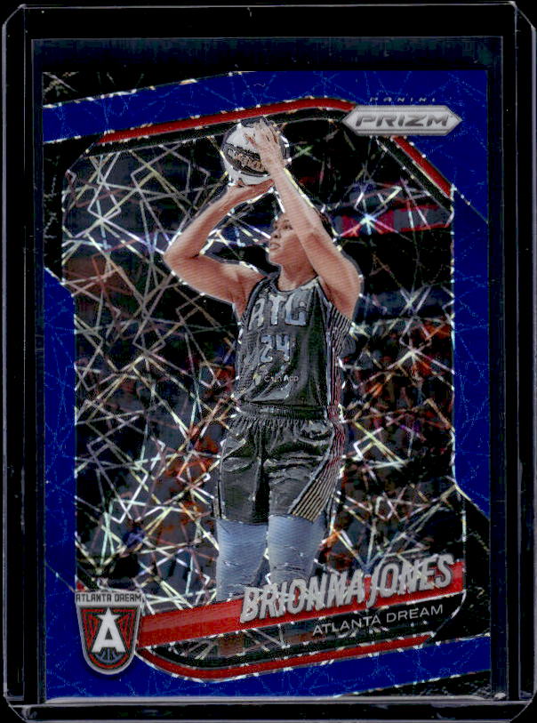 2025 Panini Prizm WNBA #107 Brionna Jones Blue Velocity Prizms