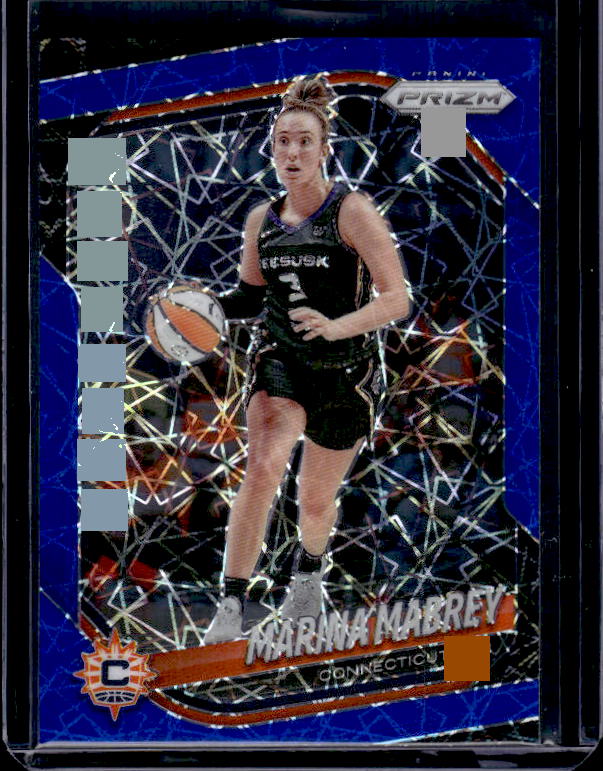 2025 Panini Prizm WNBA #18 Marina Mabrey Blue Velocity Prizms