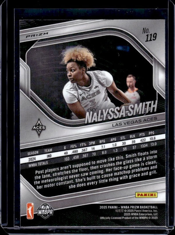 2025 Panini Prizm WNBA #119 NaLyssa Smith Ice Prizms