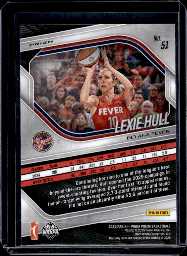 2025 Panini Prizm WNBA #51 Lexie Hull Ice Prizms