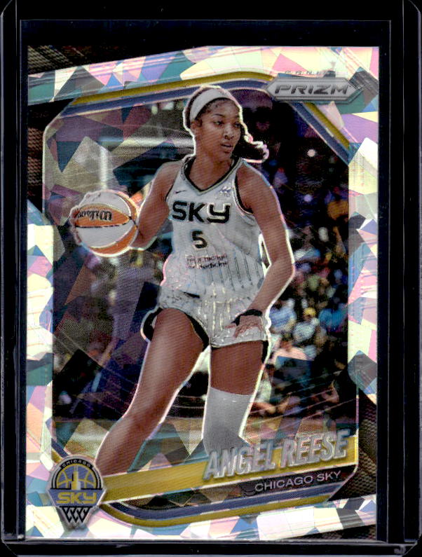 2025 Panini Prizm WNBA #92 Angel Reese Ice Prizms