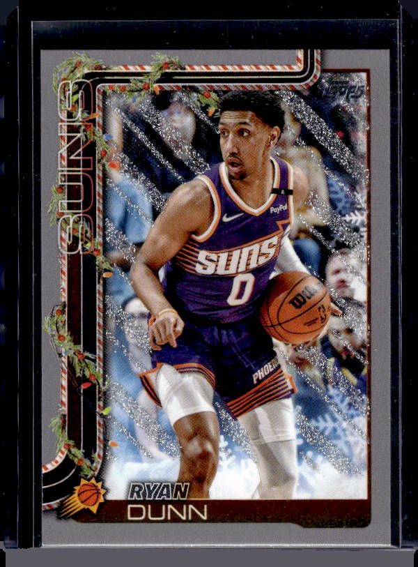2025-26 Topps Holiday #H127 Ryan Dunn Glitter Holiday