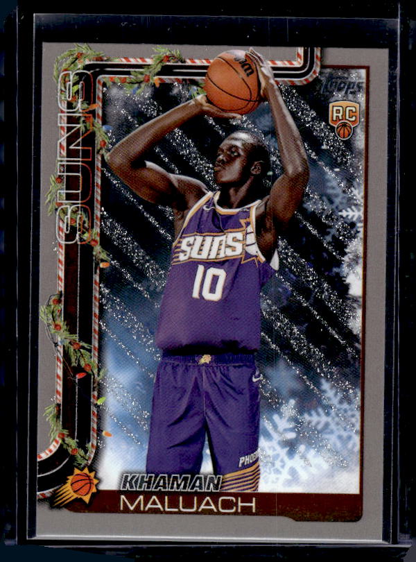 2025-26 Topps Holiday #H170 Khaman Maluach Glitter Holiday