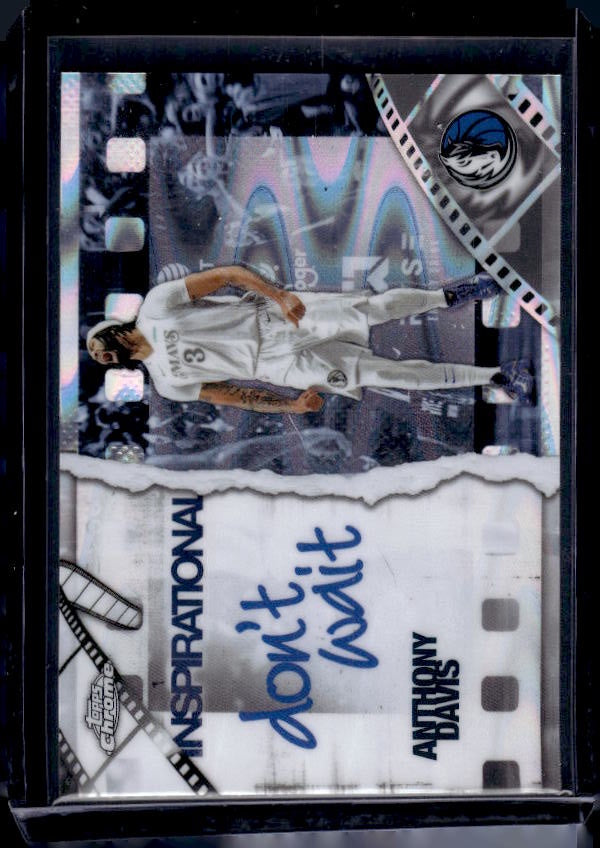 2025-26 Topps Chrome #IP-13 Anthony Davis Inspirational RayWave Refractor