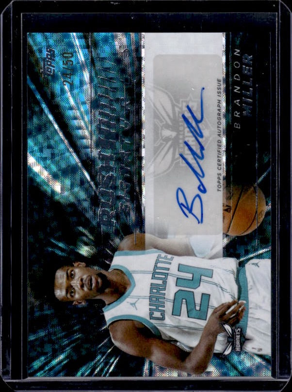 2025-26 Topps #RS-BM Brandon Miller Retail Rush Signatures
