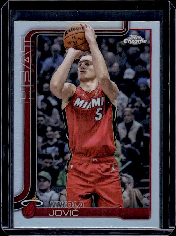 2025-26 Topps Chrome #172 Nikola Jović Refractor