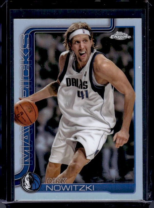 2025-26 Topps Chrome #246 Dirk Nowitzki Basketball Refractor