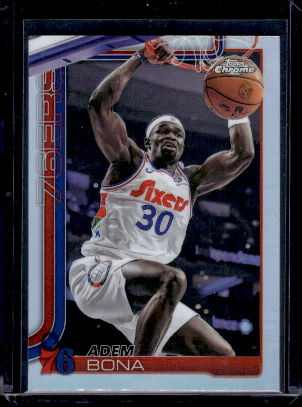 2025-26 Topps Chrome #183 Adem Bona Refractor