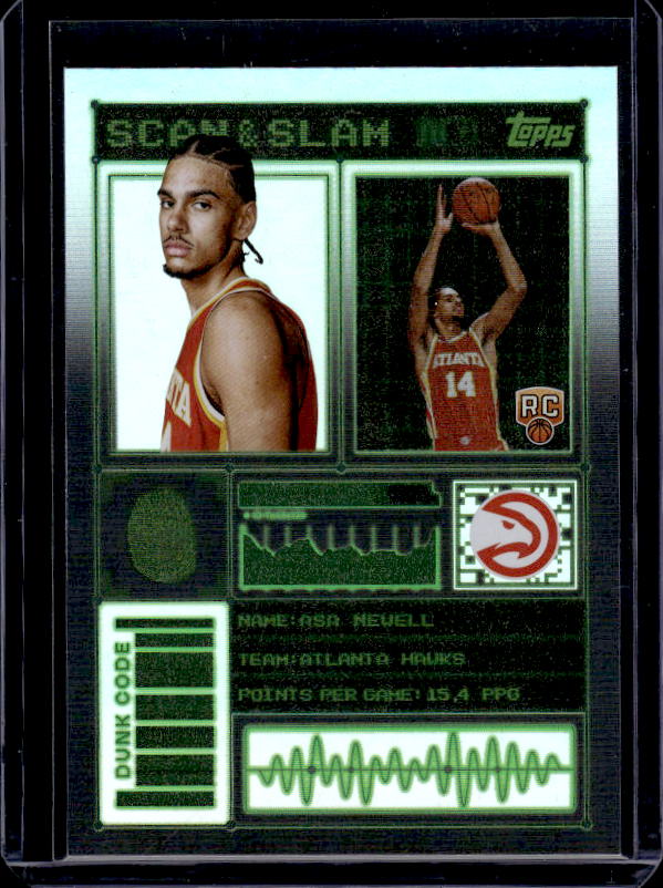 2025-26 Topps #SS-48 Asa Newell Scan and Slam
