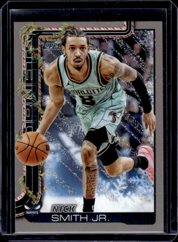 2025-26 Topps Holiday #H56 Nick Smith Jr. Glitter Holiday