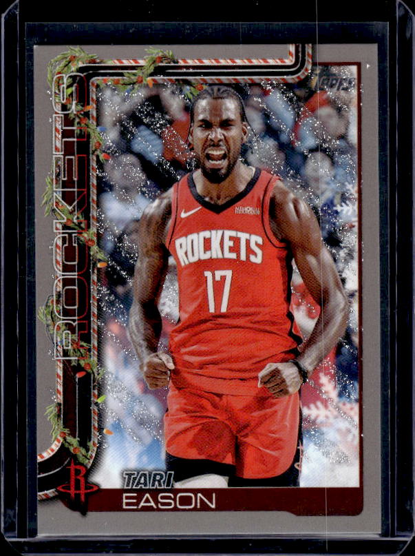 2025-26 Topps Holiday #H144 Tari Eason Glitter Holiday